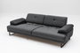 Atelier Del Sofa Mustang Sofá cama de 3 plazas Antracita